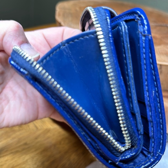 COACH Signature Tartan Snap Wallet - Picture 12 of 16